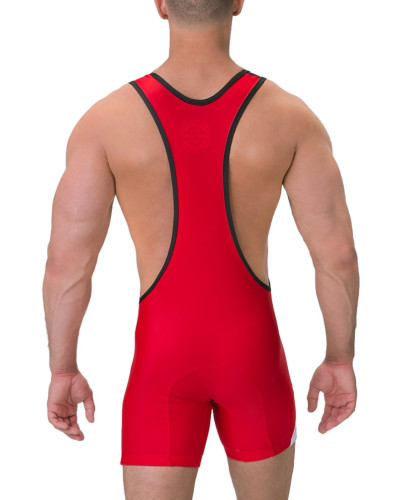 Body Singlet Luckenwalde Noir-Rouge 