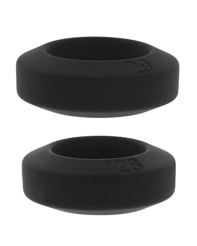 Lot de 2 Cockrings Double Stackers 26-29mm 