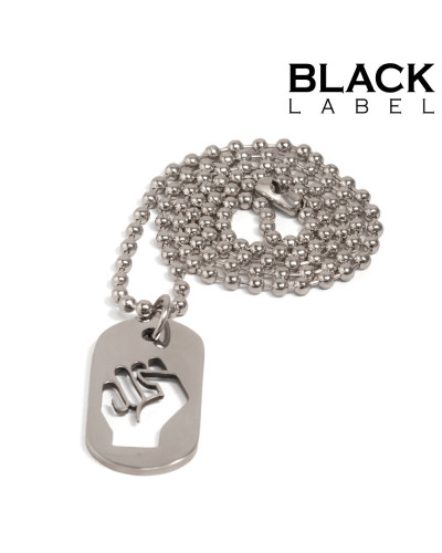 Plaque DogTag Kink Fist 4.5 x 2.5cm 