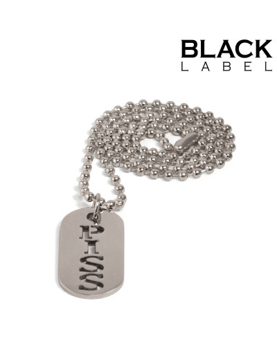 Plaque DogTag Kink Piss 4.5 x 2.5cm 