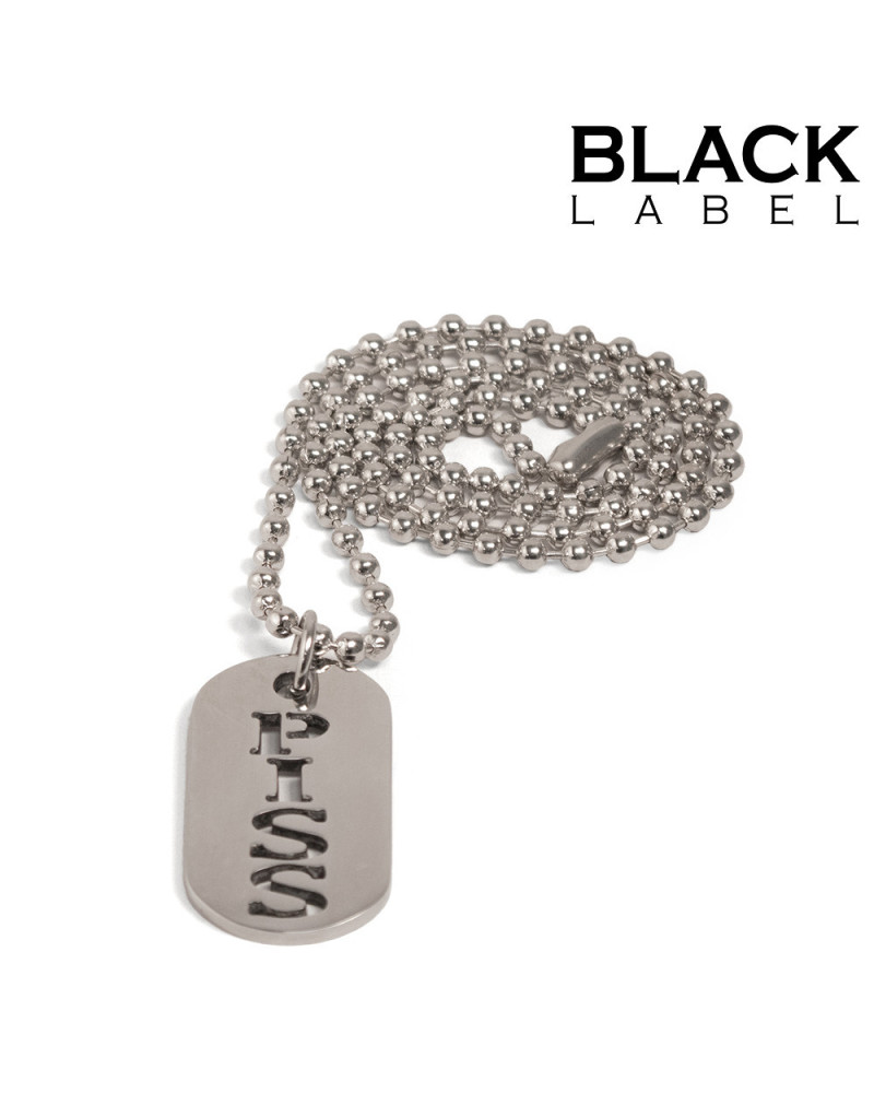 Plaque DogTag Kink Piss 4.5 x 2.5cm 