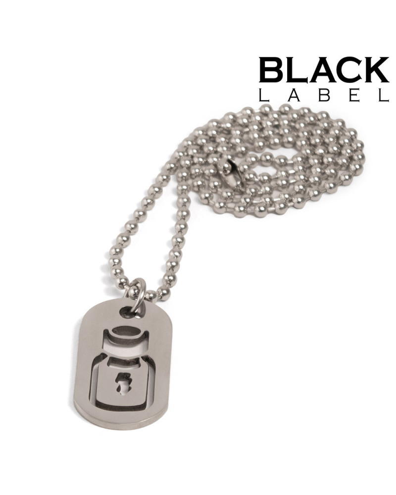 Plaque DogTag Kink Bottle Pop 4.5 x 2.5cm 