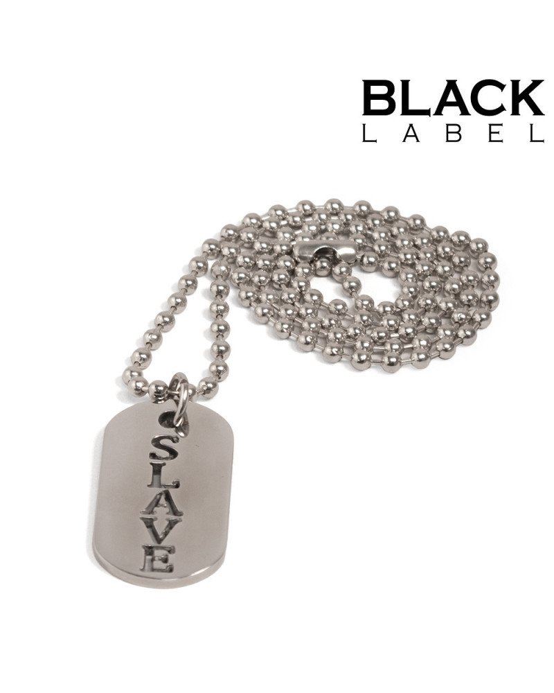 Plaque DogTag Kink Slave 4.5 x 2.5cm 