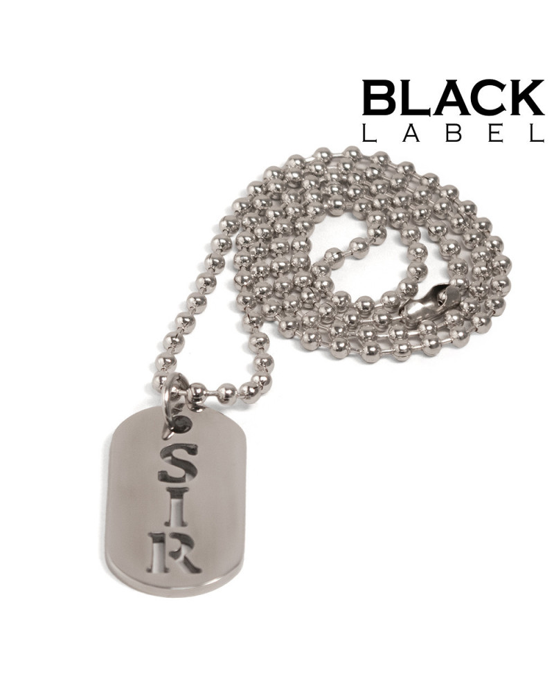 Plaque DogTag Kink Sir 4.5 x 2.5cm 