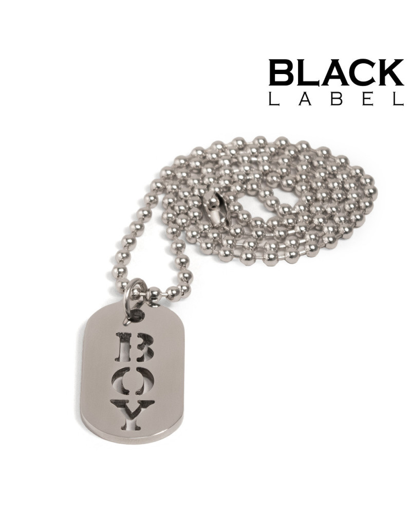 Plaque DogTag Kink BOY 4.5 x 2.5cm 