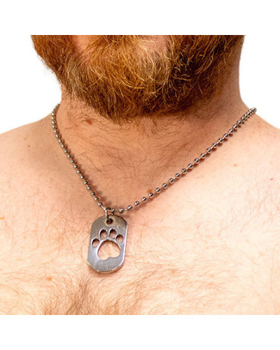 Plaque DogTag Kink Paw 4 x 3.5cm 