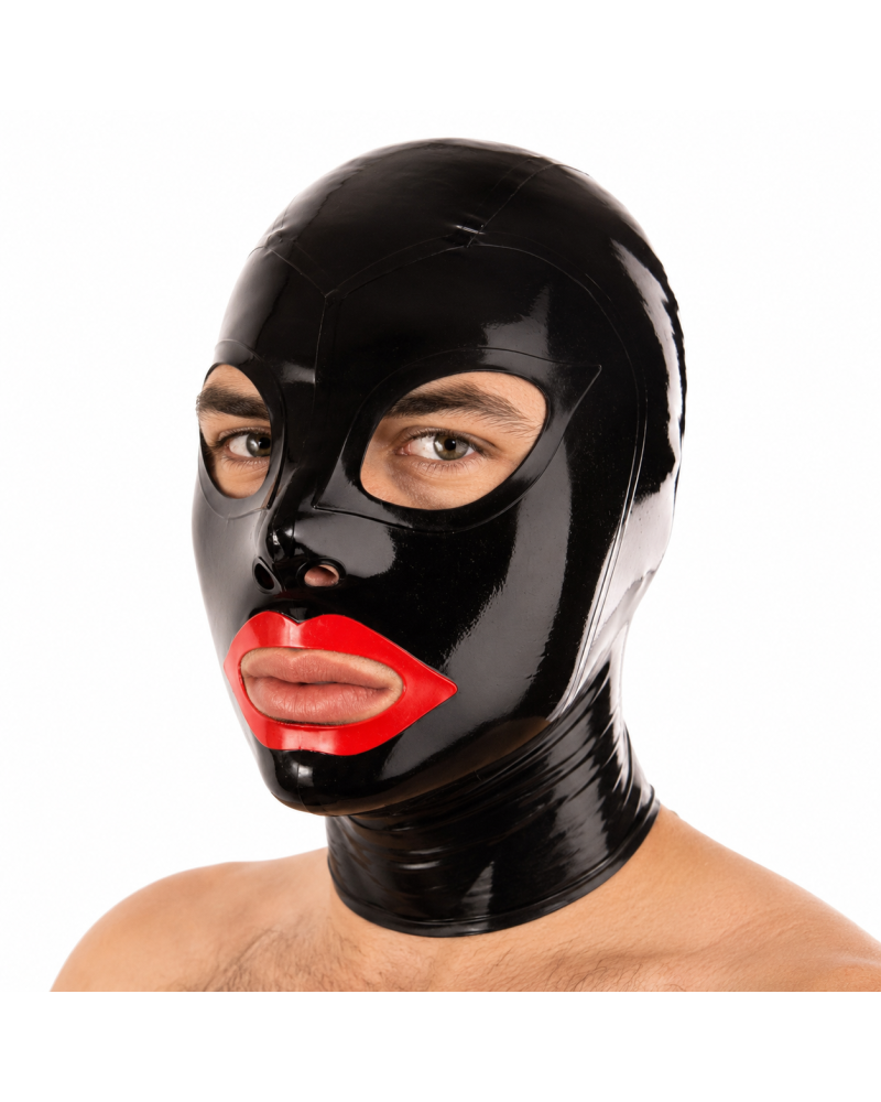 Cagoule en latex Redmouth 