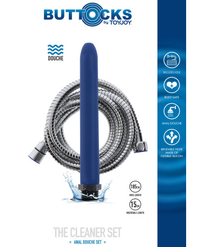 Embout de lavement avec Flexible The Cleaner 15 x 2cm 