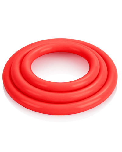 Tri-Rings Cockring Rouge 