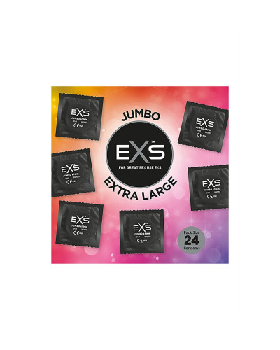 Préservatifs XXL Jumbo 69mm x24 