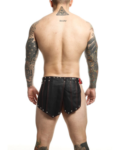 Jupe homme Sm Roman Skirt Noire-Rouge 