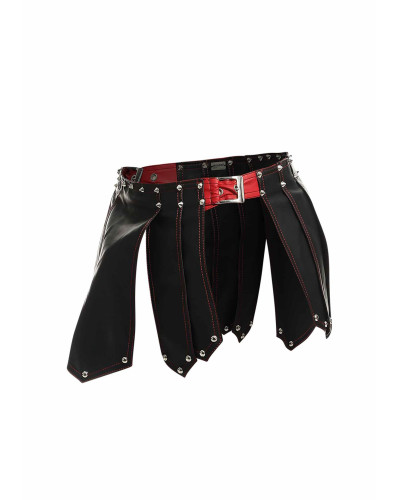 Jupe homme Sm Roman Skirt Noire-Rouge 