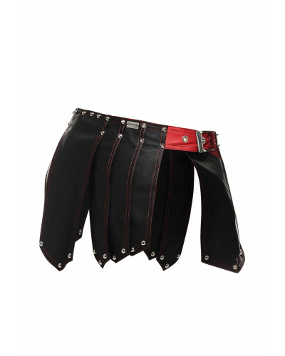 Jupe homme Sm Roman Skirt Noire-Rouge 