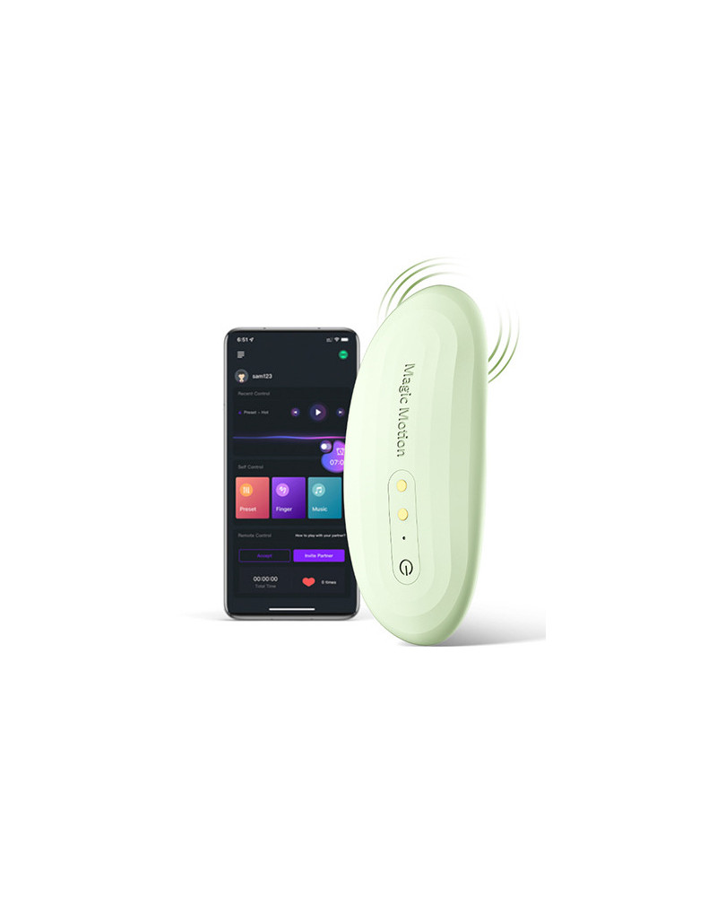 Vibro de Culotte Connecté Magic Nyx Vert 