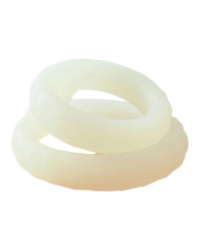 Double Cockring phosphorescent Lumos25mm 