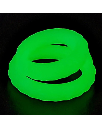 Double Cockring phosphorescent Lumos25mm 