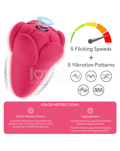 Stimulateur de clitoris Icecream Rose 