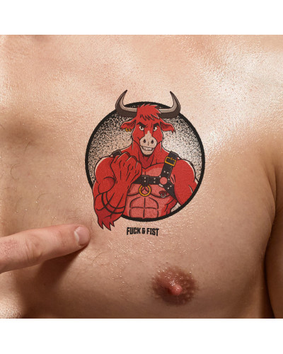 Tatouage temporaire Minotaure 9 x 7.5cm 