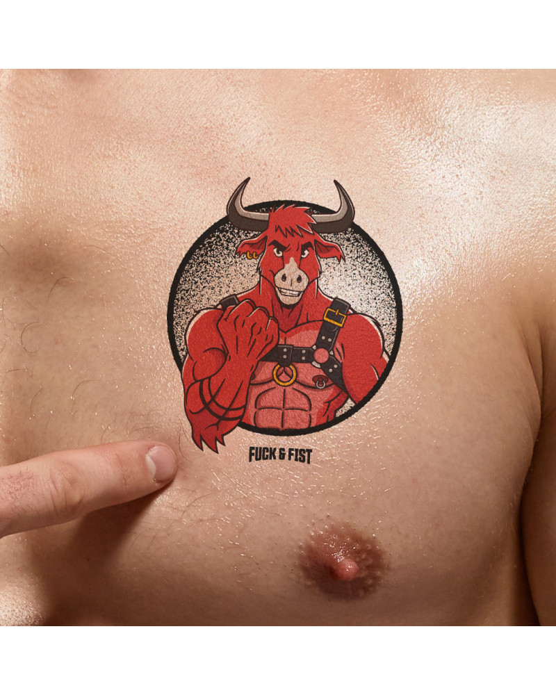 Tatouage temporaire Minotaure 9 x 7.5cm 