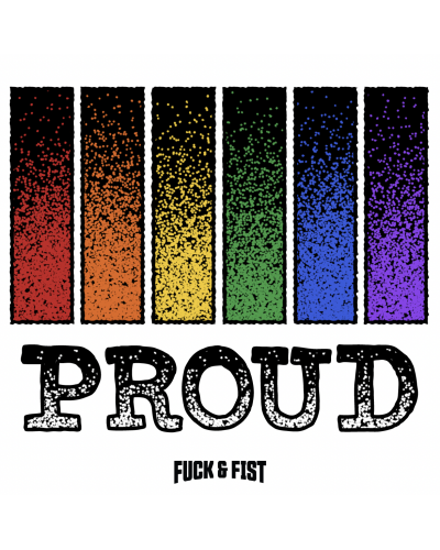 Tatouage temporaire Proud 9 x 8.5cm 