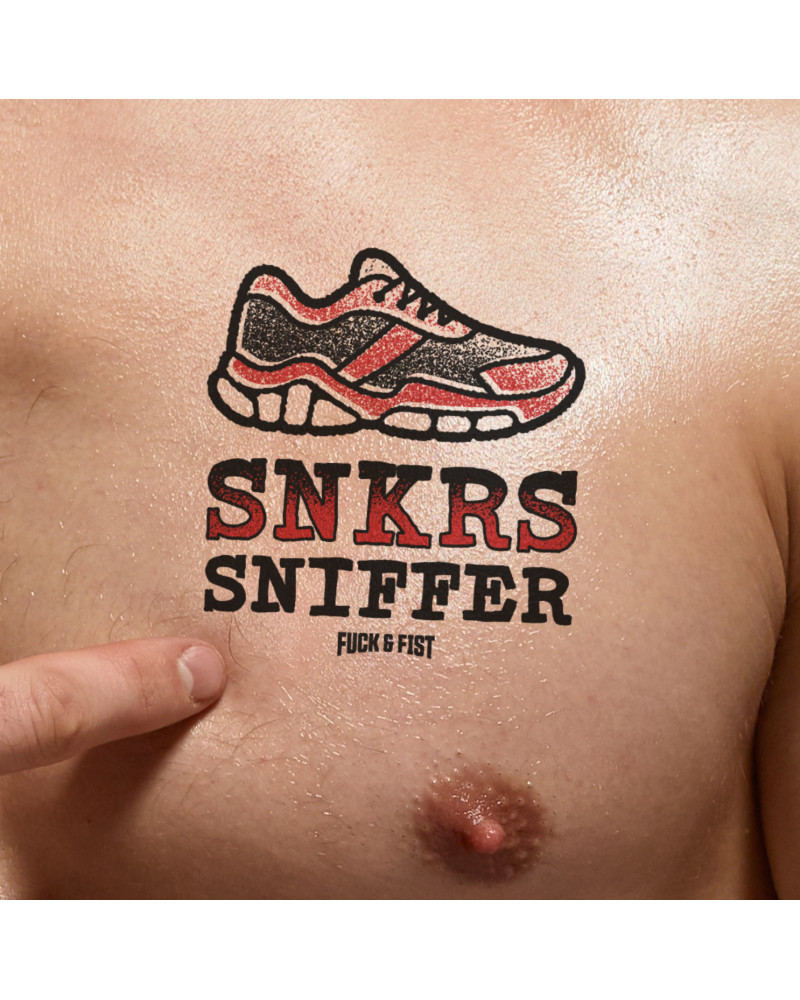 Tatouage temporaire Snkrs Sniffer 9 x 8.5cm 