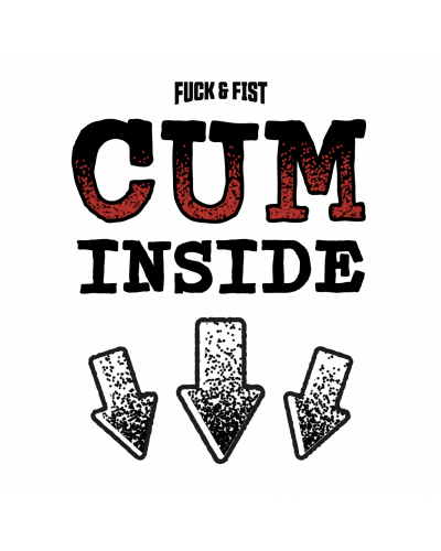 Tatouage temporaire Cum Inside 8.5 x 7cm 
