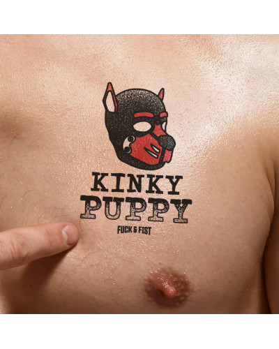 Tatouage temporaire Kinky Puppy 9 x 6.5cm 
