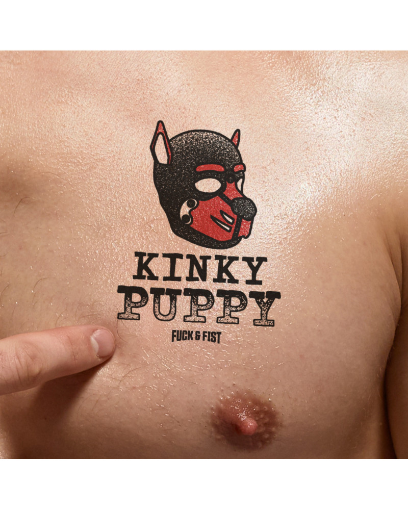 Tatouage temporaire Kinky Puppy 9 x 6.5cm 