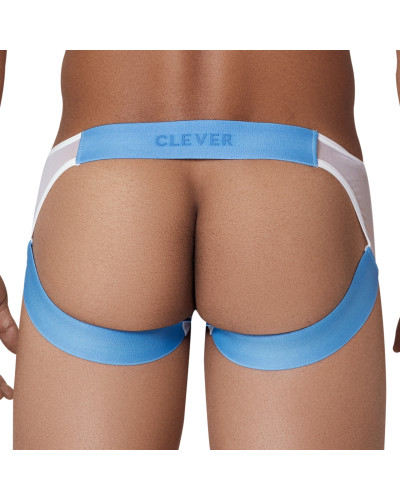 Jockstrap transparent Hunch Blanc-Bleu 