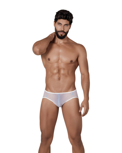Jockstrap transparent Hunch Blanc-Bleu 