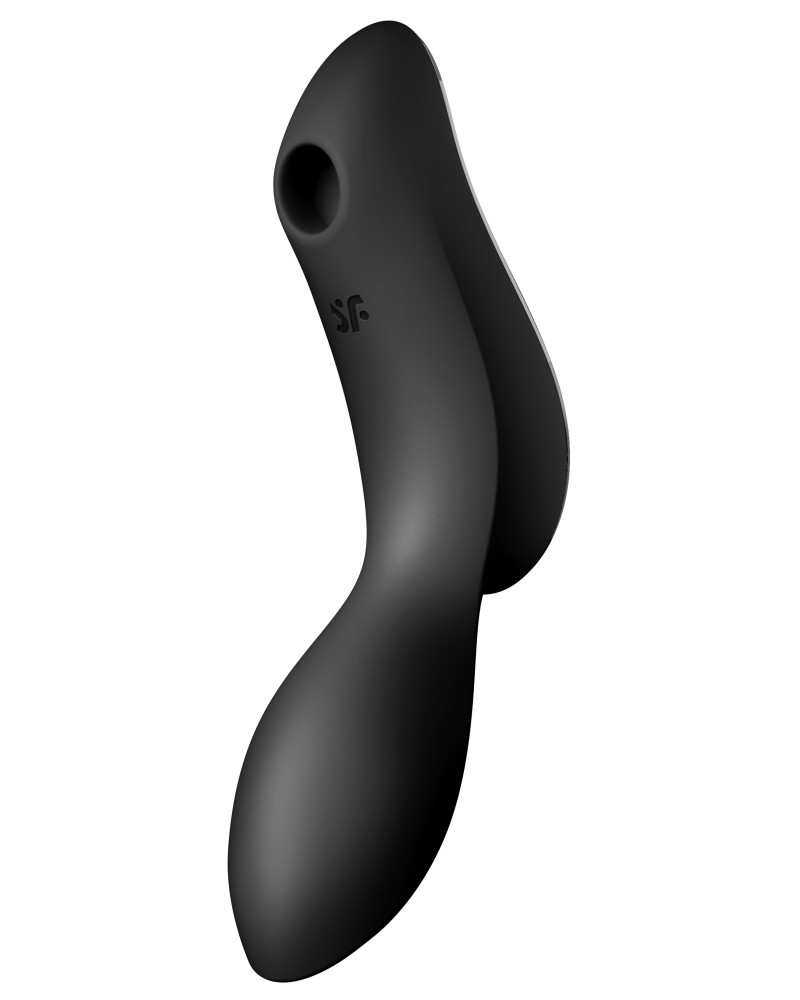 Stimulateur de clitoris Curvy Trinity 2 Satisfyer Noir 