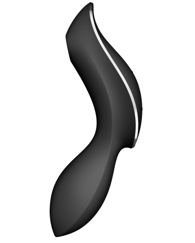 Stimulateur de clitoris Curvy Trinity 2 Satisfyer Noir 