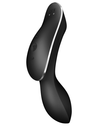 Stimulateur de clitoris Curvy Trinity 2 Satisfyer Noir 