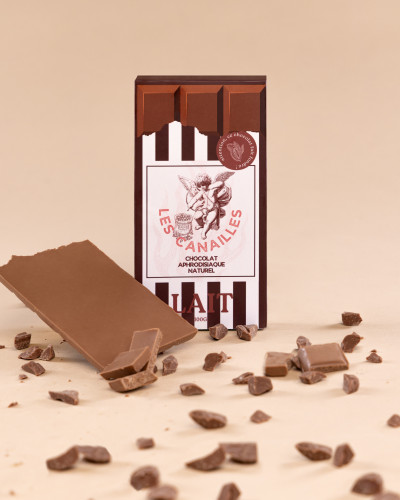 Tablette de Chocolat Aphrodisiaque LAIT 100g 