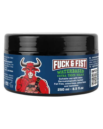 Lubrifiant épais Eau Fuck & Fist Extra Thick Relax 250ml 