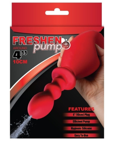 Poire de lavement Fresh Wash 10 x 3.2 cm - Contenance 275ml Rouge 