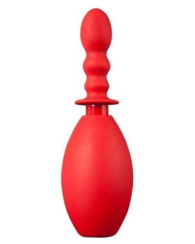 Poire de lavement Fresh Wash 10 x 3.2 cm - Contenance 275ml Rouge 