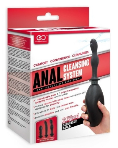 Kit de lavement Cleansing System 3 Embouts 