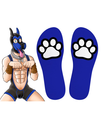 Chaussettes Paw Kinky Puppy Bleues 
