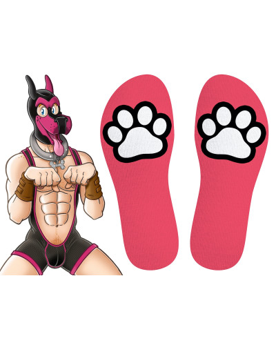 Chaussettes Paw Kinky Puppy Roses 