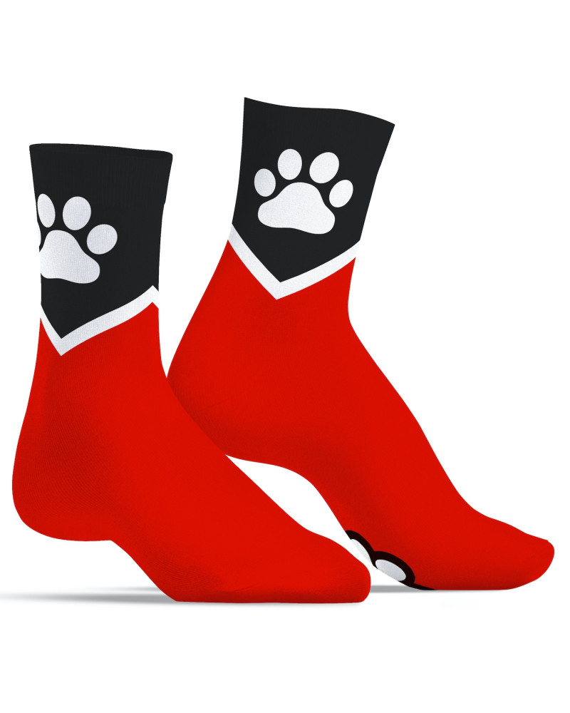 Chaussettes Paw Kinky Puppy Rouges 