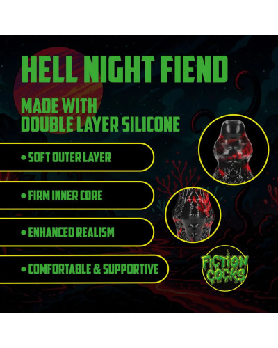 Plug Hell Night Fiend17 x 7 cm Rouge 