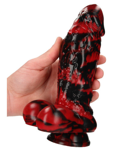 Gode Demon Master 16 x 6.5 cm Rouge 