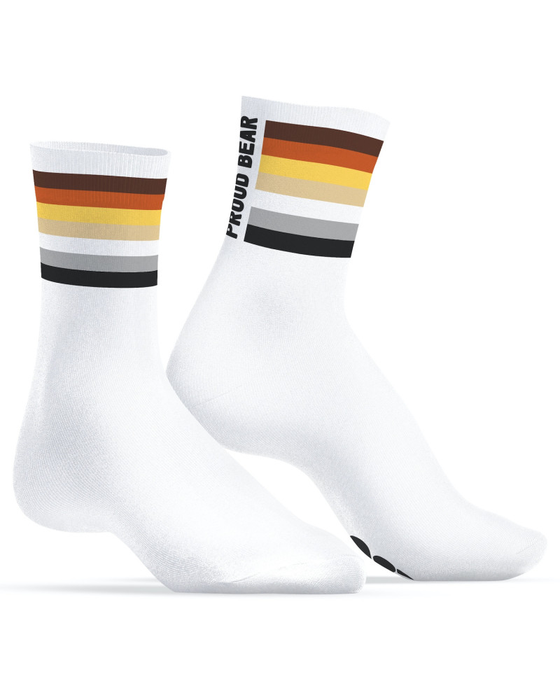 Chaussettes blanches Proud Bear SneakXX 