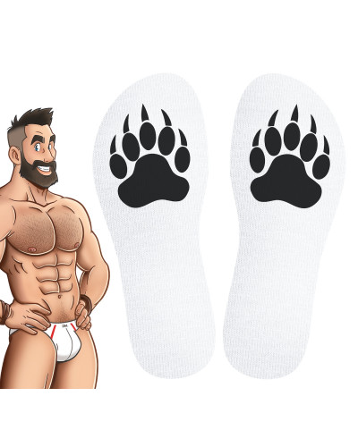 Chaussettes blanches Proud Bear SneakXX 