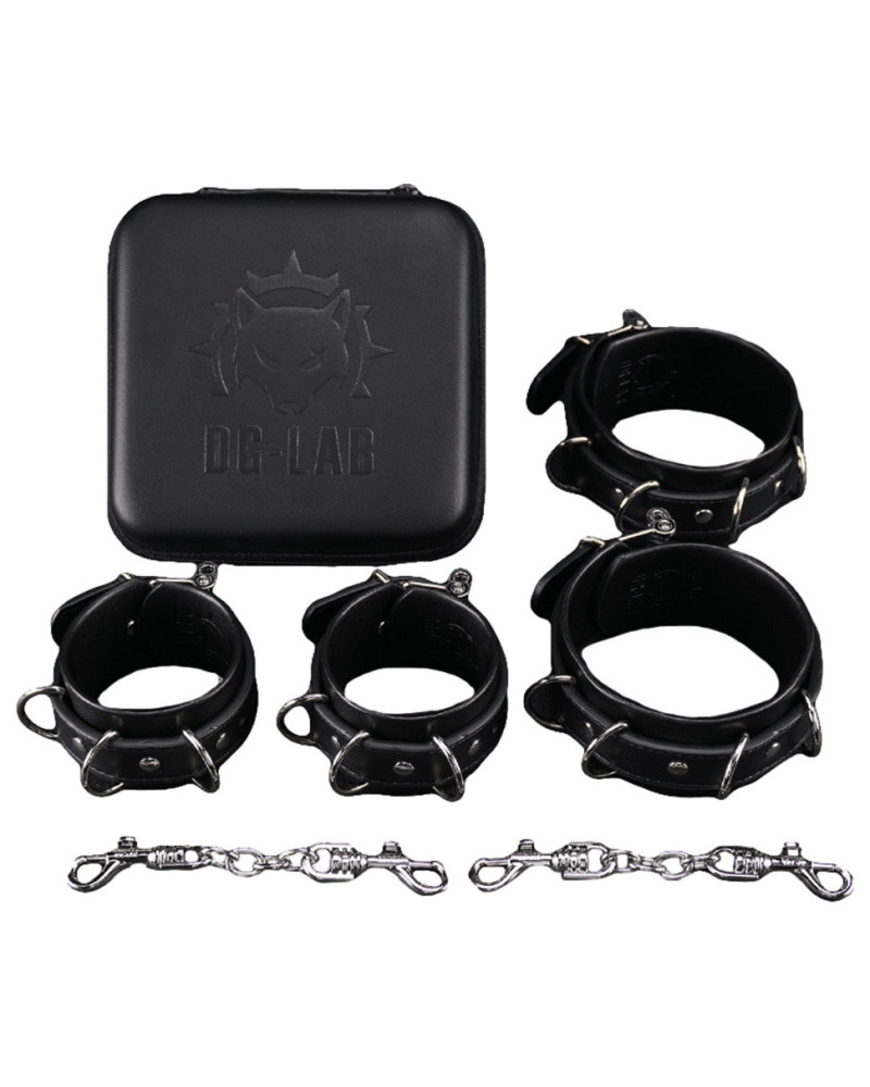 Kit Menottes Électro Dungeon Hunter Noires 