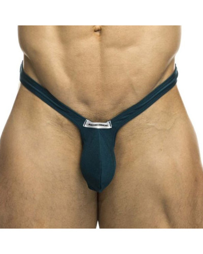 String Bulge Thong Vert opale 