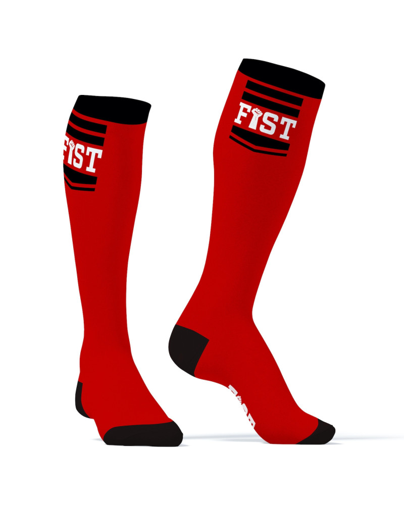 Chaussettes Hautes HANKY FIST SneakXX Rouge 