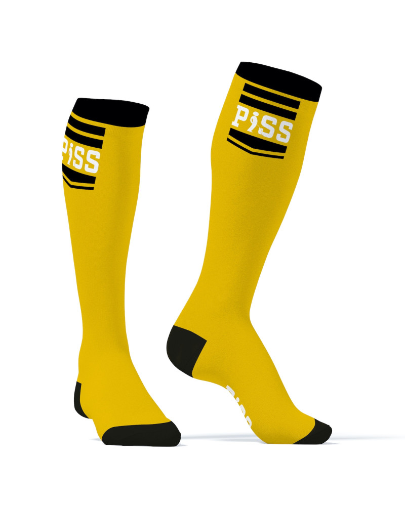 Chaussettes Hautes HANKY PISS SneakXX Jaunes 