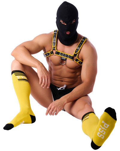 Chaussettes Hautes HANKY PISS SneakXX Jaunes 